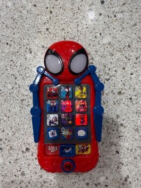 Spiderman Red and Blue Toy Phone